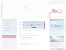 Tablet Screenshot of binair.eu