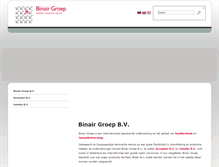 Tablet Screenshot of binair.com